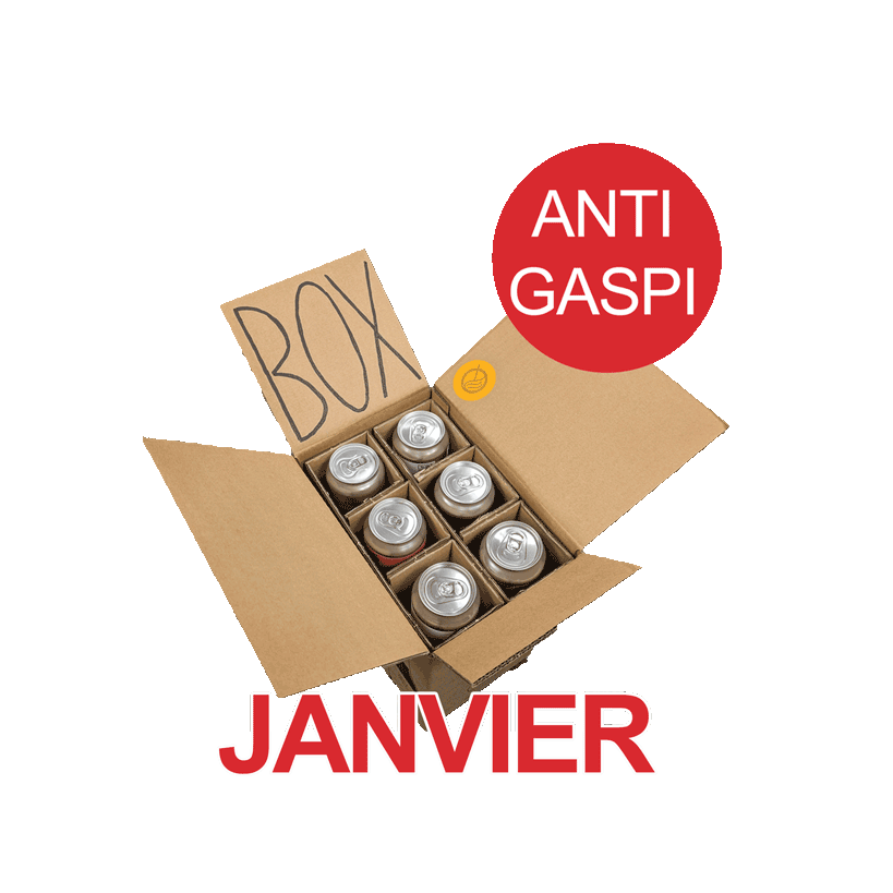 Box Anti-Gaspi du mois de Janvier - 6 bières
