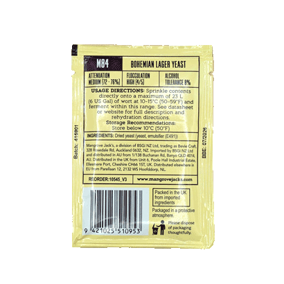 Bohemian Lager M84 Mangrove Jack's - 10g
