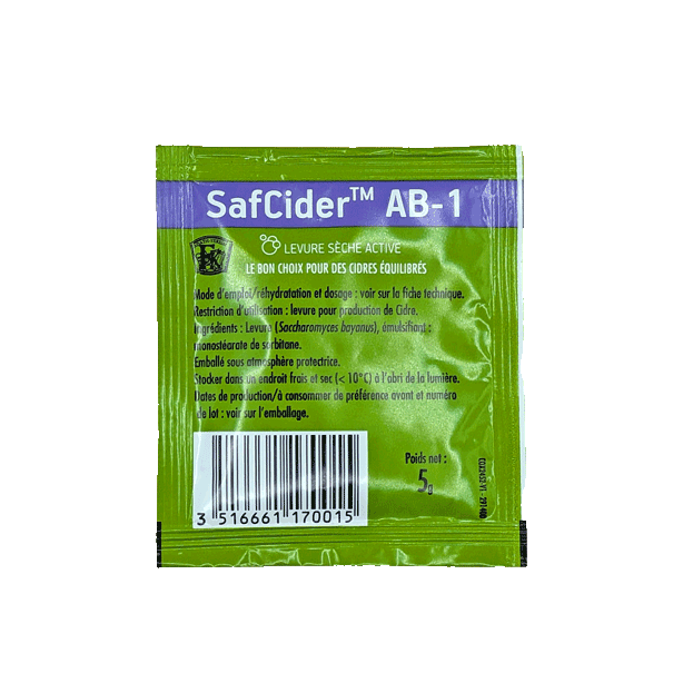 Levure de Cidre - SafCider AB-1 Fermentis - 5g