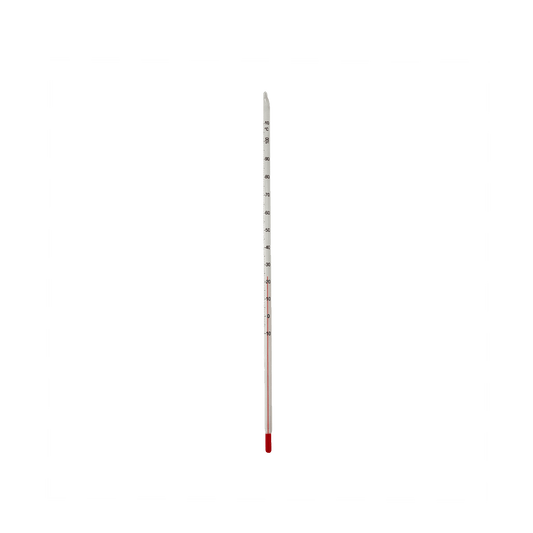 Thermomètre à alcool rouge - de -10 à 110°C