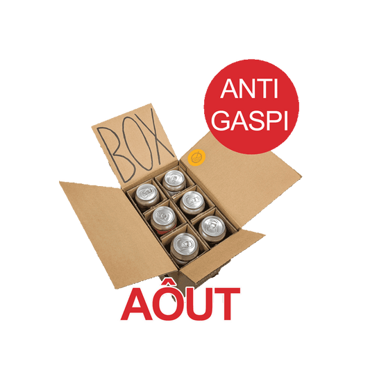 Box Anti-Gaspi du mois d'Août - 6 bières
