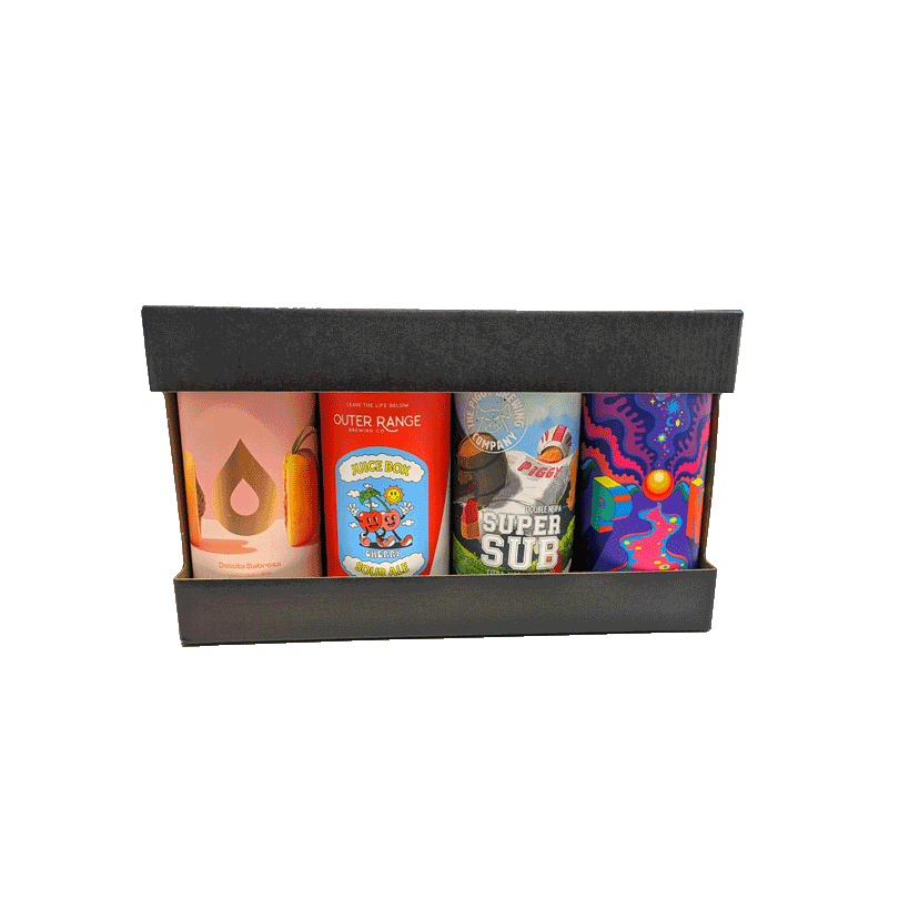 Coffret 4 Canettes 44cl - 100% Bières Internationales