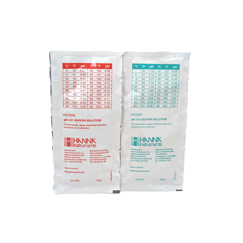 Solution tampon - pH 4,01 et pH 7,01 - 2x20ml